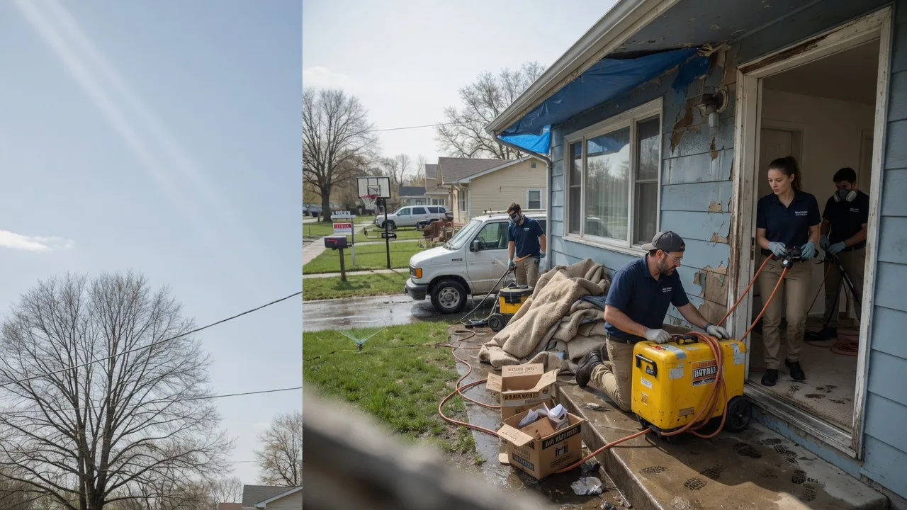 Basement Flood Cleanup in New Eagle, PA near me